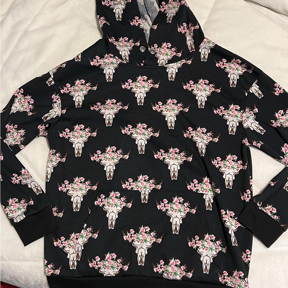 Bull Skull Hoodie